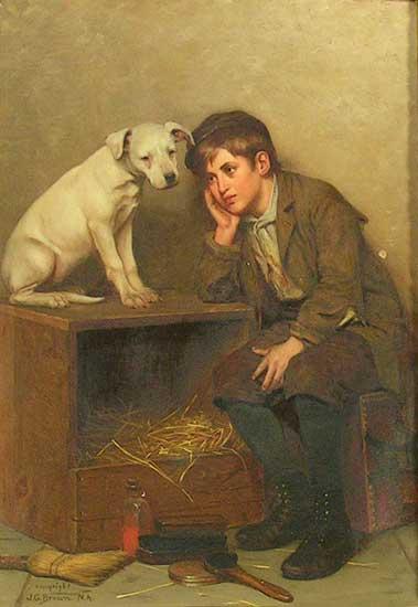 John George Brown Sympathy oil painting image